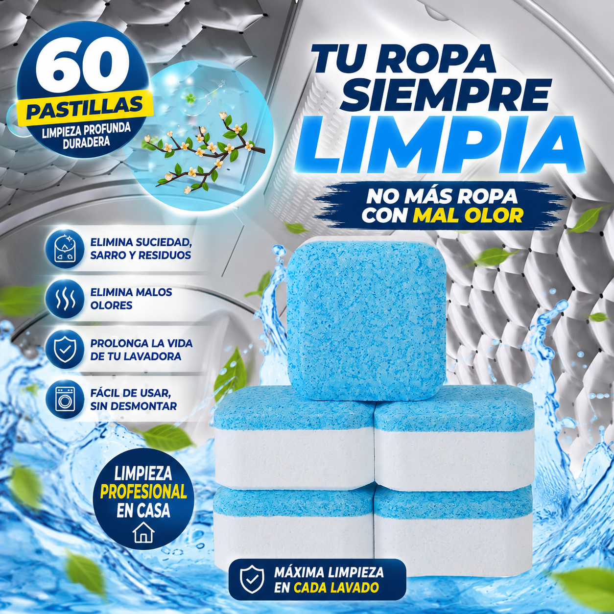 Pastillas limpiadoras - Lavadora
